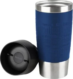 Tefal Travel Mug Thermobeker - 360 Ml - RVS/Donkerblauw -Tefal Verkoopwinkel 1110x1200