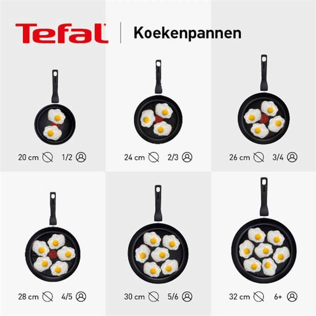 Tefal Ultimum - Pannenset - 3 Stuks | Koekenpan 24cm | Koekenpan 28cm | Wokpan 28cm | INDUCTIE - PFAS-vrij 6 Tefal Ultimum - Pannenset - 3 Stuks | Koekenpan 24cm | Koekenpan 28cm | Wokpan 28cm | INDUCTIE - PFAS-vrij - Afbeelding 6