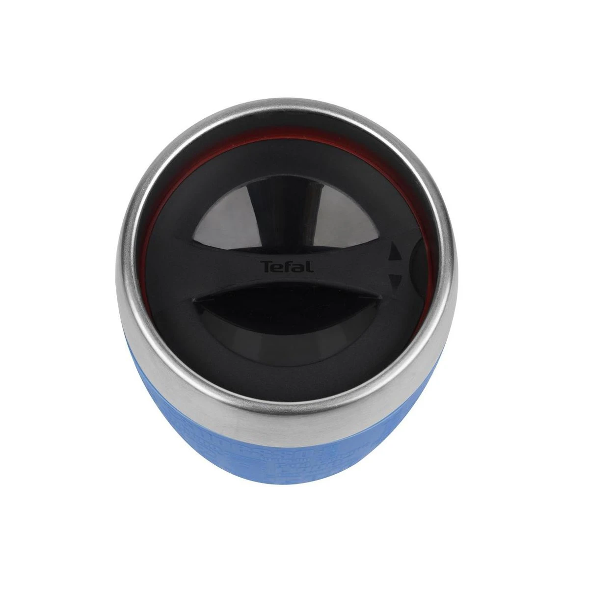 Tefal TRAVEL CUP K30833 Isoleerbeker - Inhoud 0.2L RVS / Blauw 5 Tefal TRAVEL CUP K30833 Isoleerbeker - Inhoud 0.2L RVS / Blauw - Afbeelding 5