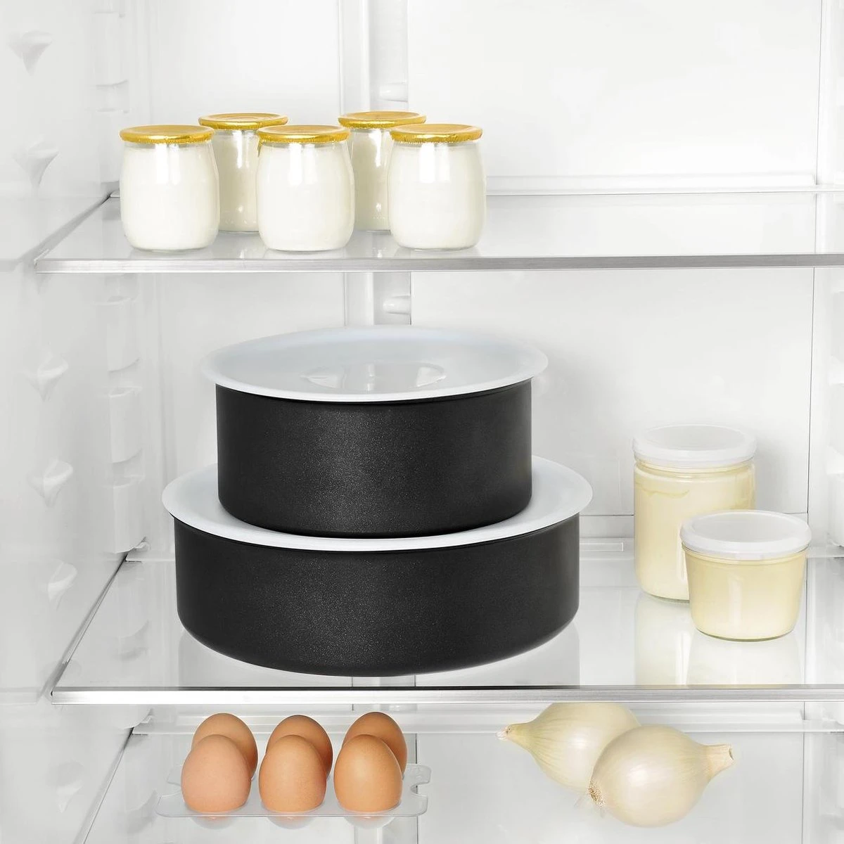 Tefal Ingenio 3 Bewaardeksels - 16,18 En 20 Cm - Kunststof 5 Tefal Ingenio 3 Bewaardeksels - 16,18 En 20 Cm - Kunststof - Afbeelding 5