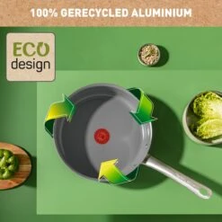 Tefal Renew+ Keramische Hapjespan - Ø 24 Cm - Met Deksel 24 Tefal Renew+ Keramische Hapjespan - Ø 24 Cm - Met Deksel -Tefal Verkoopwinkel 1200x1200 99