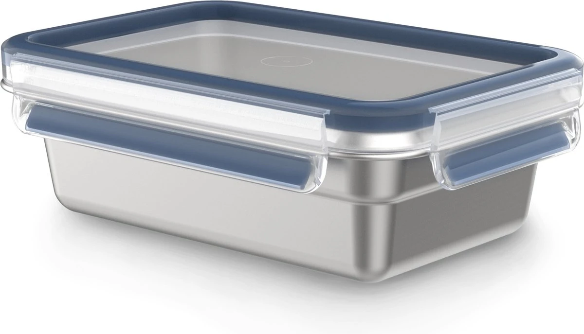 Tefal MasterSeal RVS - Vershouddoos - Rechthoek - 0,8L 1 Tefal MasterSeal RVS - Vershouddoos - Rechthoek - 0,8L