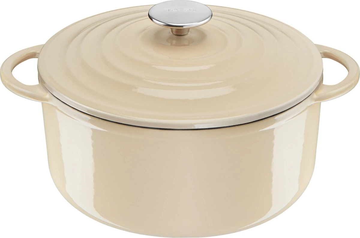 Tefal LOV Braadpan - 5L - Ø25 Cm - Beige 1 Tefal LOV Braadpan - 5L - Ø25 Cm - Beige