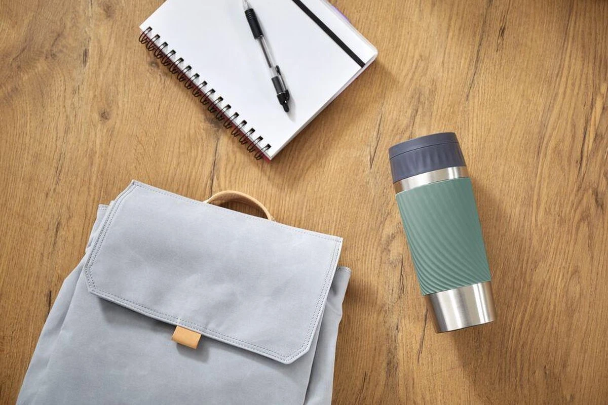 Tefal Travel Mug Easy Twist Thermobeker - Groen - 0,36 Liter 3 Tefal Travel Mug Easy Twist Thermobeker - Groen - 0,36 Liter - Afbeelding 3