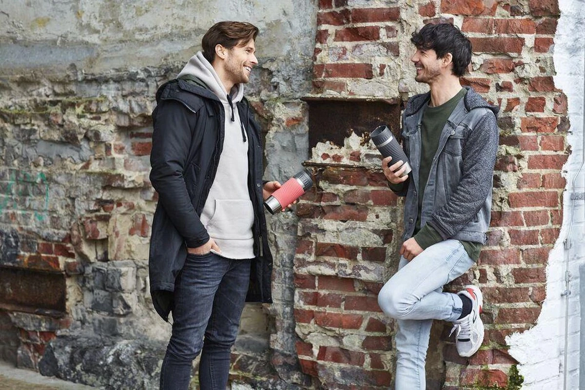 Tefal Travel Mug Easy Twist Thermobeker - Koraalrood - 0,36 Liter 4 Tefal Travel Mug Easy Twist Thermobeker - Koraalrood - 0,36 Liter - Afbeelding 4