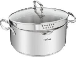 Tefal Duetto+ Pannenset -10 Delig- 5 Pannen - Kookpannenset - Zilver - Afdruipdeksels -Tefal Verkoopwinkel 1200x893 3