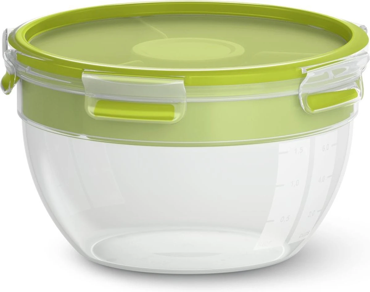 Tefal Masterseal To Go Saladebox XL - 2,6L - Met Inlays 1 Tefal Masterseal To Go Saladebox XL - 2,6L - Met Inlays