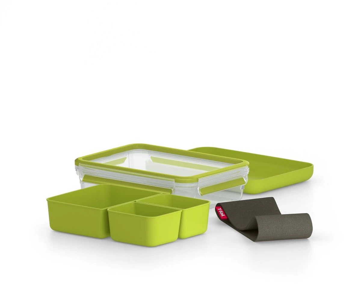 Tefal Masterseal To Go Lunchbox - 1.2L - Rechthoekig 2 Tefal Masterseal To Go Lunchbox - 1.2L - Rechthoekig - Afbeelding 2