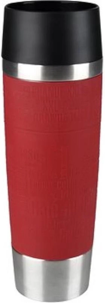 Tefal Travel Mug Thermobeker - 500 Ml - RVS/Rood 1 Tefal Travel Mug Thermobeker - 500 Ml - RVS/Rood