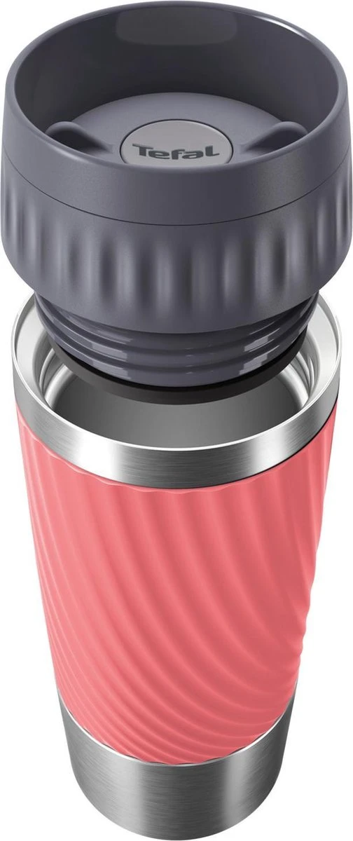 Tefal Travel Mug Easy Twist Thermobeker - Koraalrood - 0,36 Liter 8 Tefal Travel Mug Easy Twist Thermobeker - Koraalrood - 0,36 Liter - Afbeelding 8