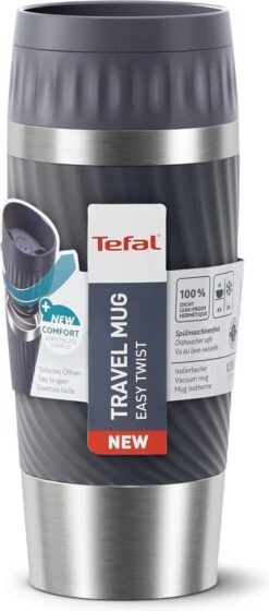 Tefal Travel Mug Easy Twist Thermobeker - Antraciet - 0,36 Liter -Tefal Verkoopwinkel 529x1200