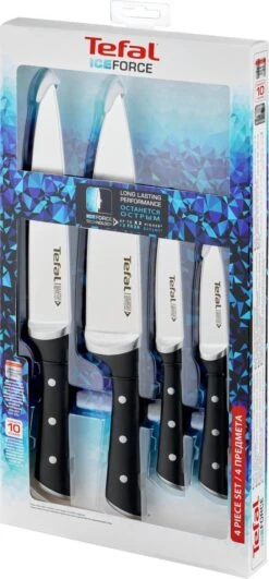 Tefal Ice Force Messenset - 4-delig - Schilmes, Koksmes, Keukenmes En Vleesmes -Tefal Verkoopwinkel 558x1200