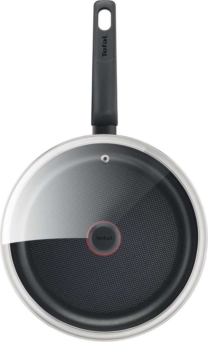 Tefal Easy Plus Hapjespan - Ø 24 Cm + Deksel - Niet Geschikt Voor Inductie 2 Tefal Easy Plus Hapjespan - Ø 24 Cm + Deksel - Niet Geschikt Voor Inductie - Afbeelding 2