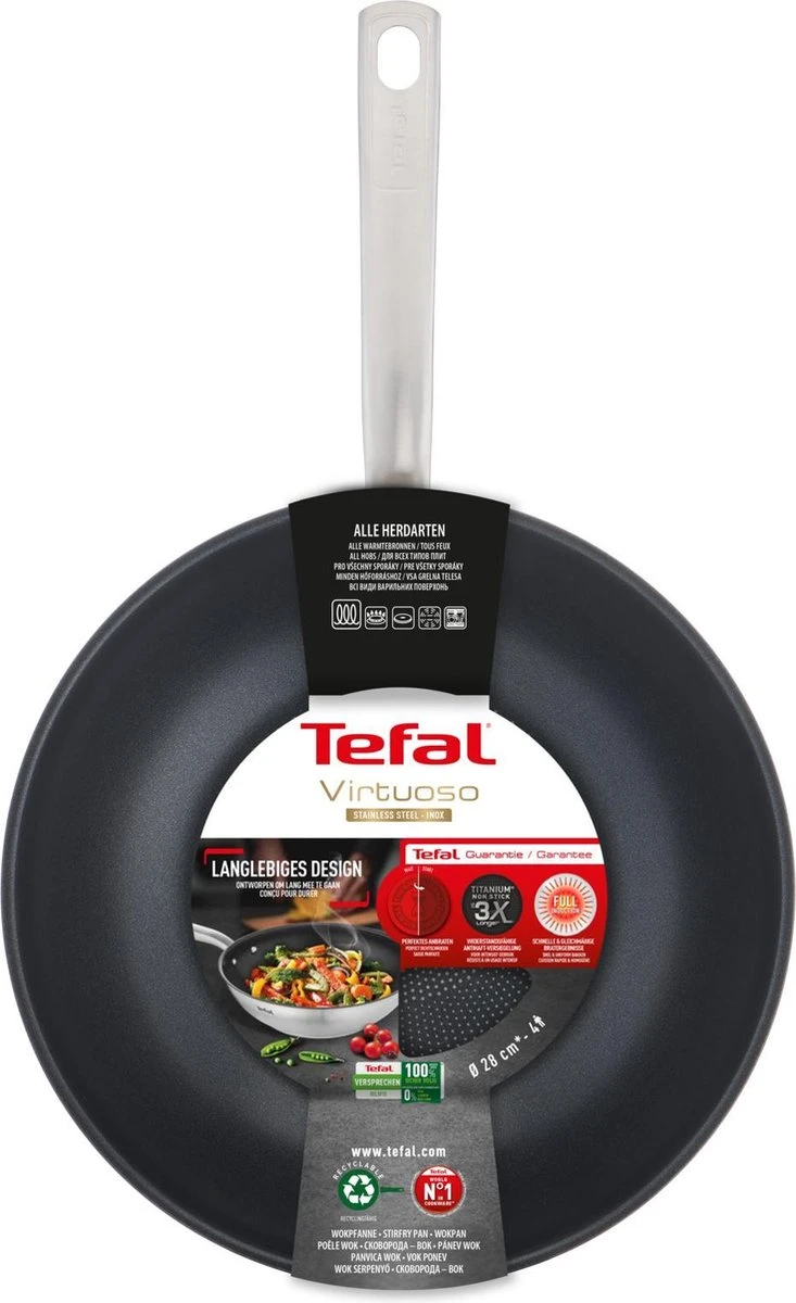 Tefal Virtuoso Wokpan - Ø 28cm 9 Tefal Virtuoso Wokpan - Ø 28cm - Afbeelding 9