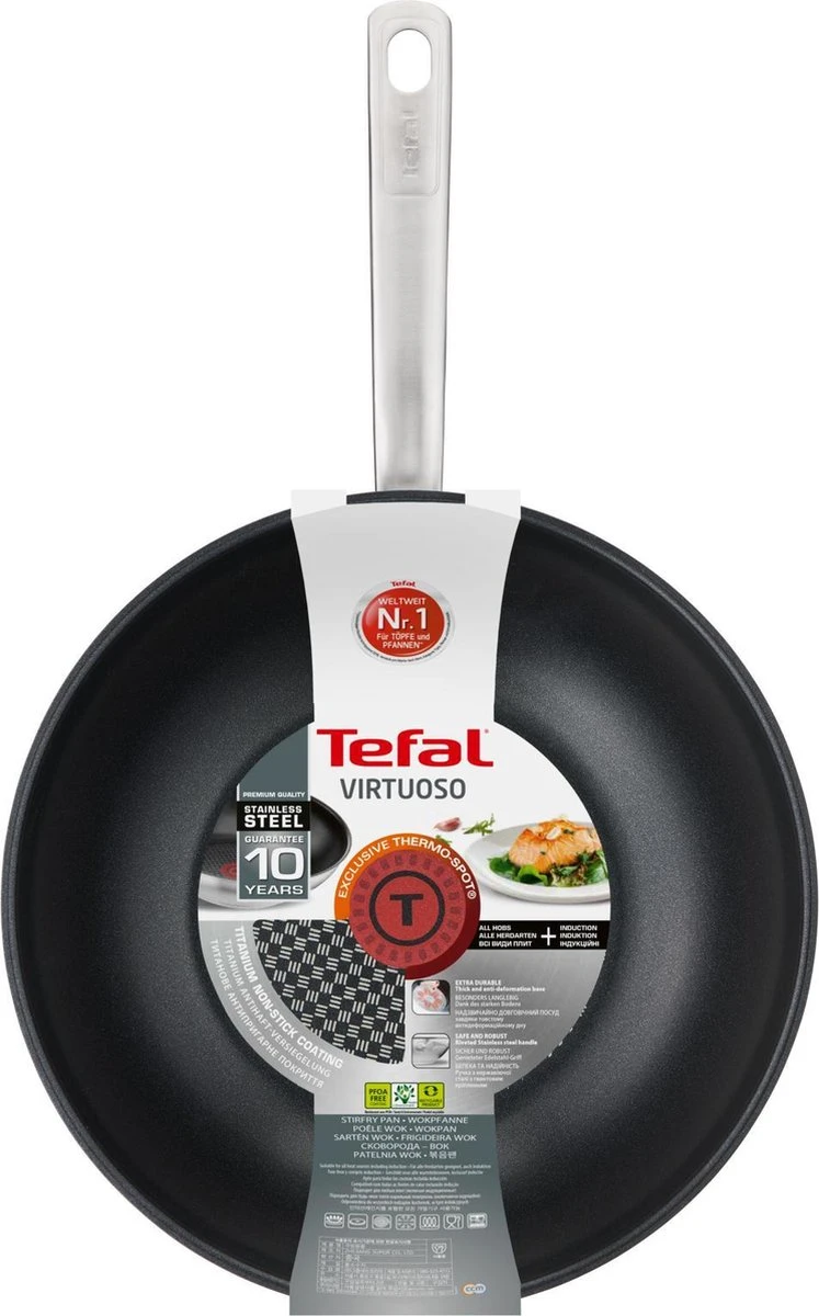 Tefal Virtuoso Wokpan - Ø 28cm 7 Tefal Virtuoso Wokpan - Ø 28cm - Afbeelding 7