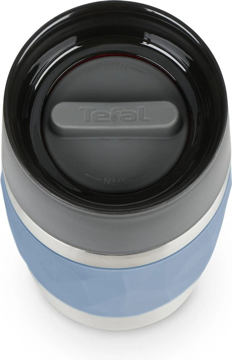 Tefal Compact Travel Mug Compact Thermosfles - 0,3 L - Blauw 6 Tefal Compact Travel Mug Compact Thermosfles - 0,3 L - Blauw - Afbeelding 6